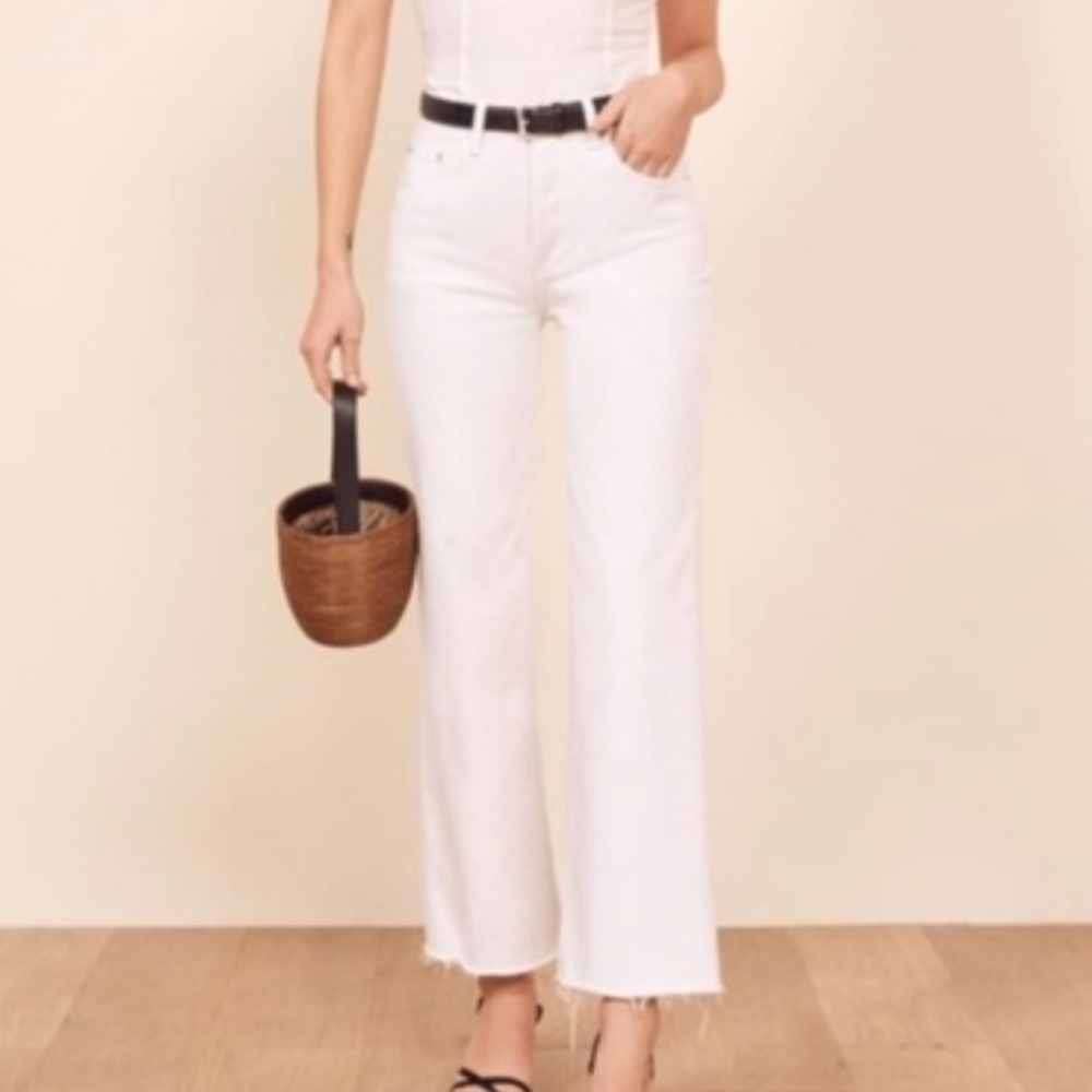 NWOT - Reformation | High Rise Fawcett crop jeans